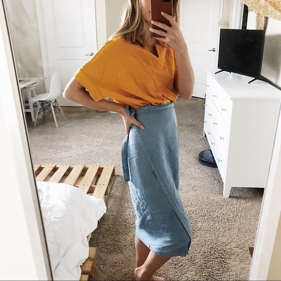 Kensie Tops - Kensie Mustard Yellow Tee